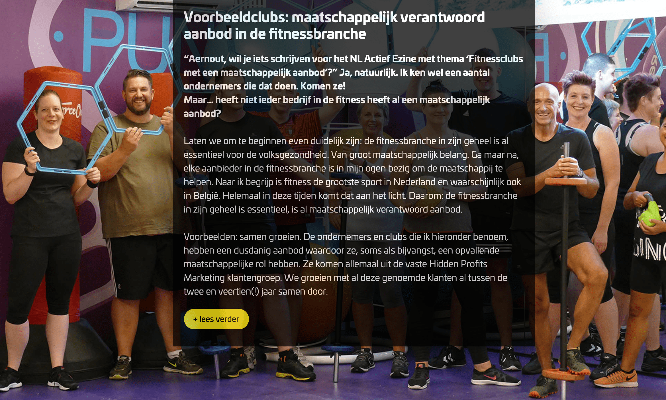 Maatschappelijk verantwoord fitness